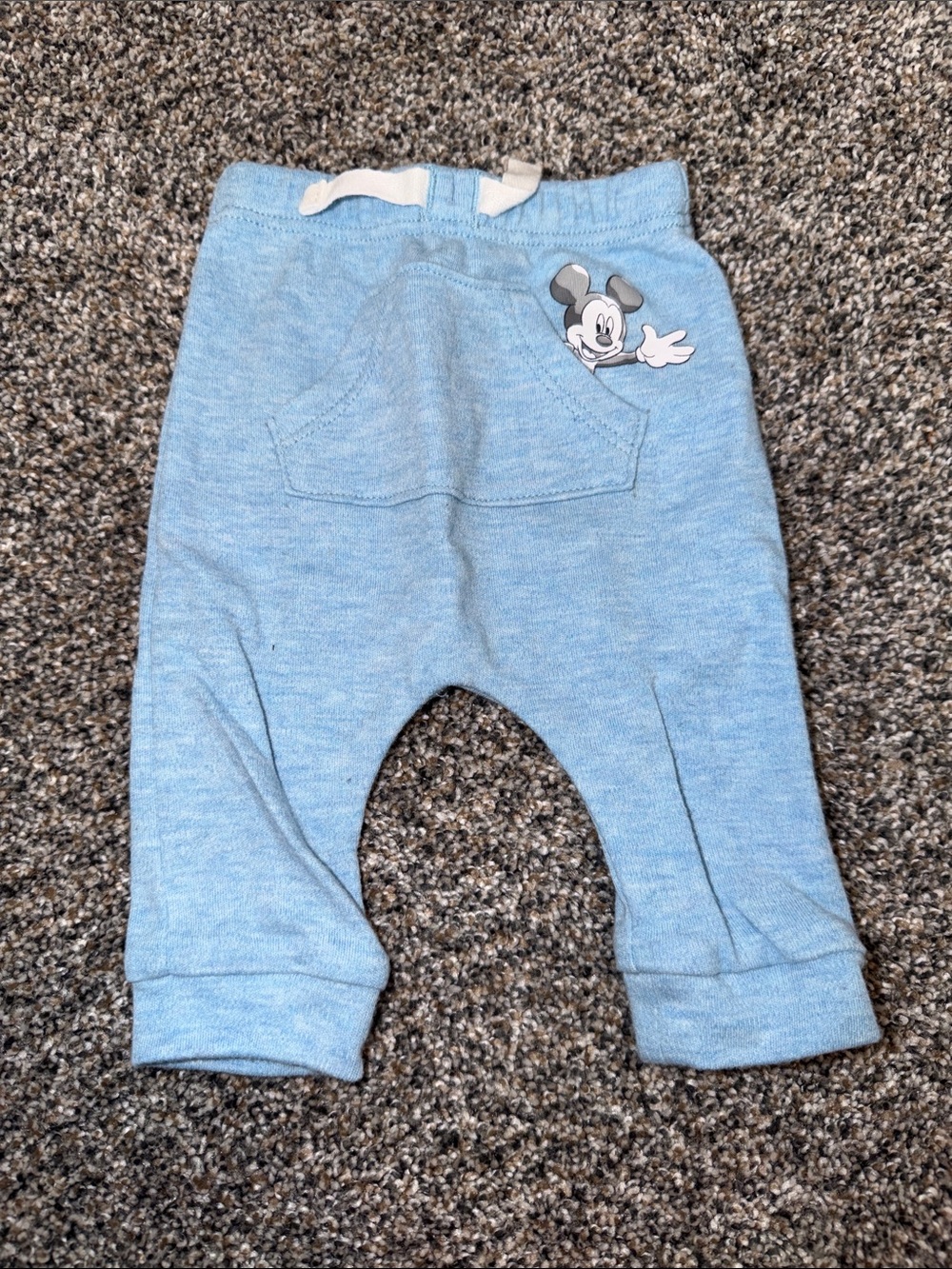 Disney Light Blue Mickey Mouse Pocket Joggers - Kids Bottoms